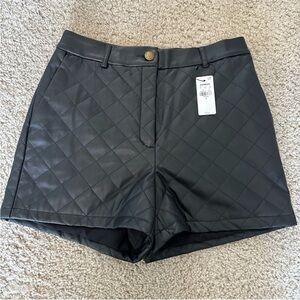 *BF Sale* NWT Faux Leather Shorts